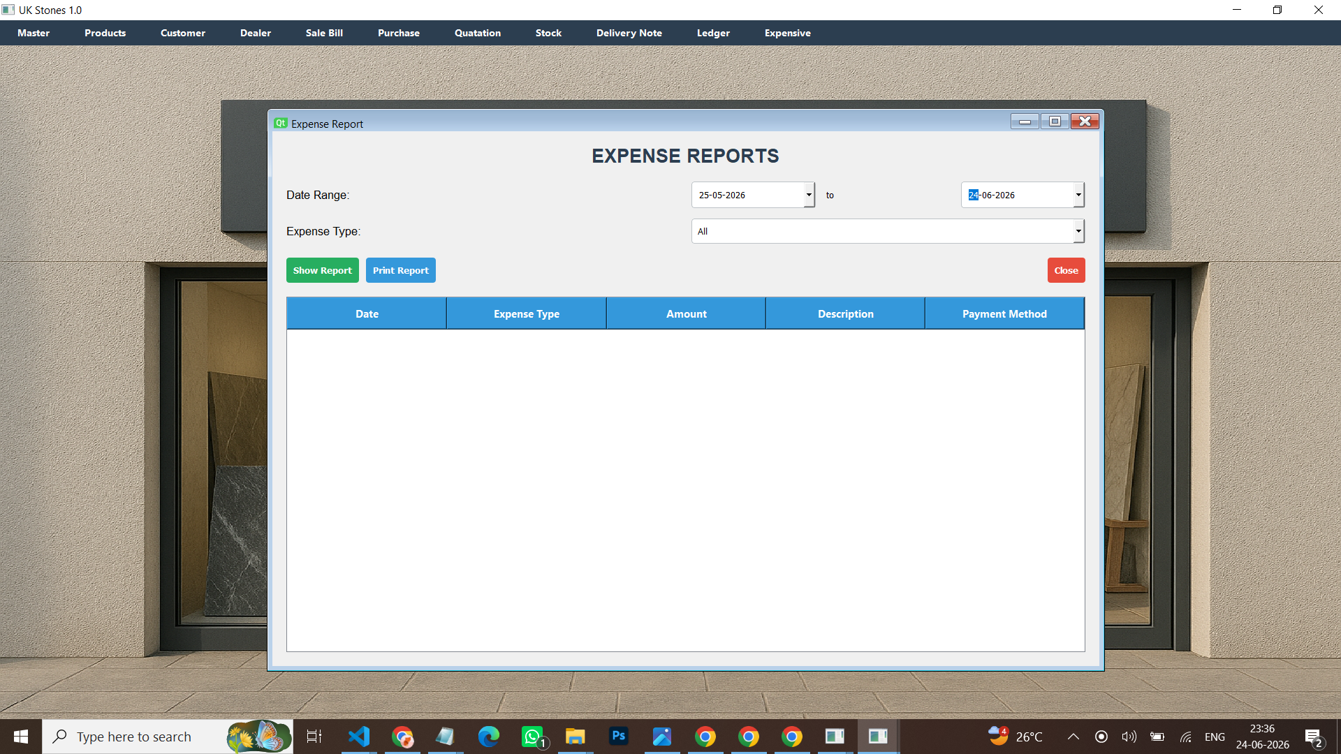 Expense Report