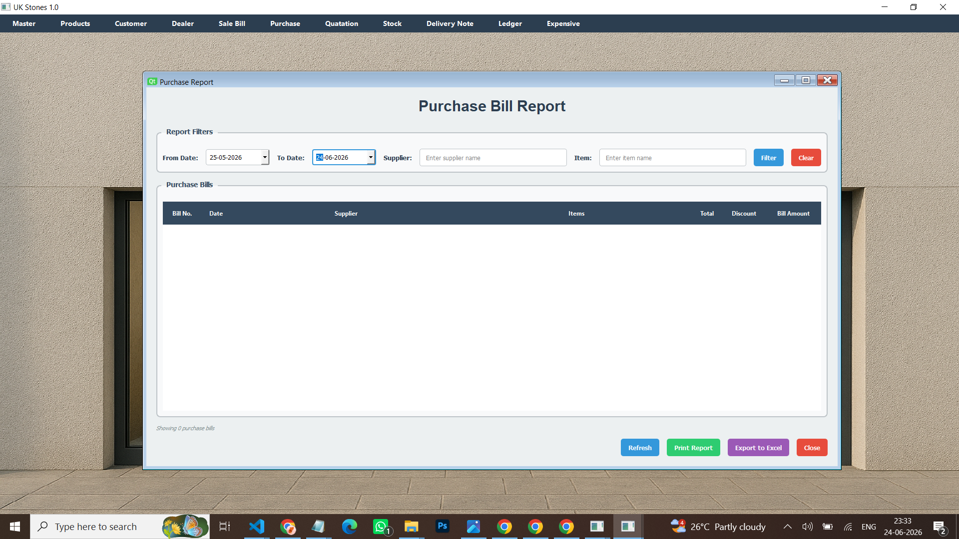 Purchase Bill